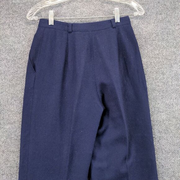 Slices Dress Pants Womens Size 7 Blue Wool Blend Made in Japan - Picture 8 of 12